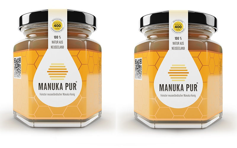 2x MANUKA HONIG MGO400+ IM GLAS VORTEILSPACK