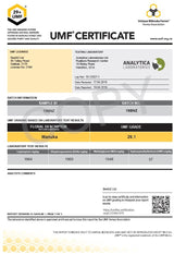 UMF29+ Zertifikat BeeNZ Manuka Honig