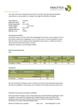 Manuka Pur 400 mg/kg MGO 3in1 Zertifikat deutsch