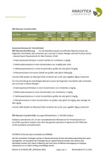 Manuka Pur 400 mg/kg MGO MPI5 Zertifikat deutschsprachig