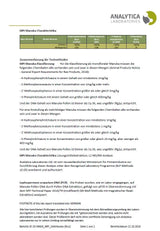 Manuka Pur 829 mg/kg MGO MPI5 Zertifikat deutschsprachig