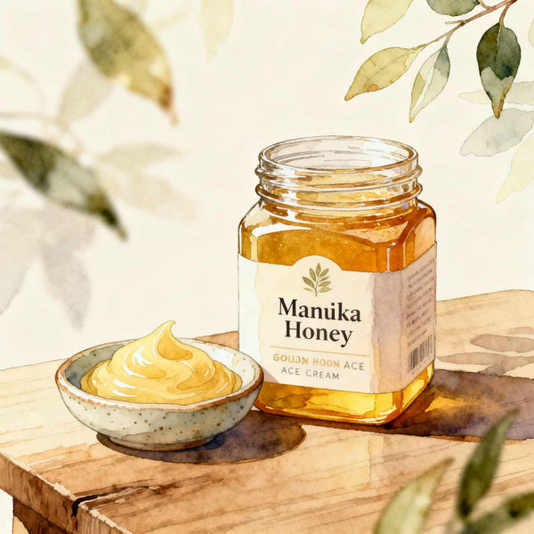 Manuka Honig gegen Pickel